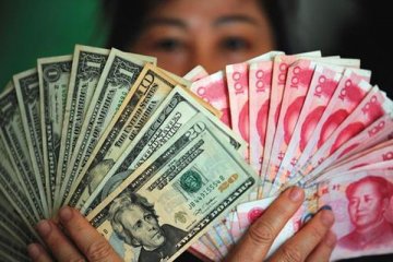 人民币对美元中间价进行调升,中间价调升164个基点